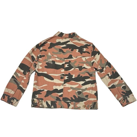 NWT Zara Kids Camo Jean Jacket - Picture 3 of 3